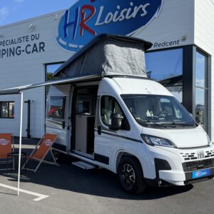 Fourgon Carado CV 540 Pro Lit transversal + Lit de toit relevable