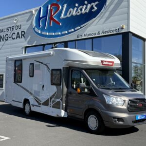 Challenger Genesis 398 EB Lit central + Lit pavillon + Lit dinette + Attelage